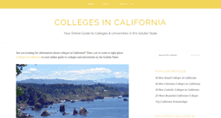 Desktop Screenshot of collegesincalifornia.net